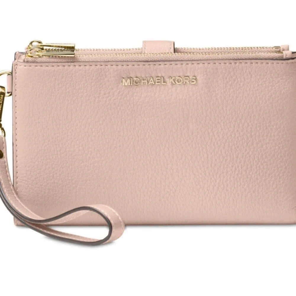Michael Kors Blush Leather Wristlet